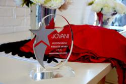 Website award for MissesDressy.com - issued by top Prom Gown designer Jovani Fashions.